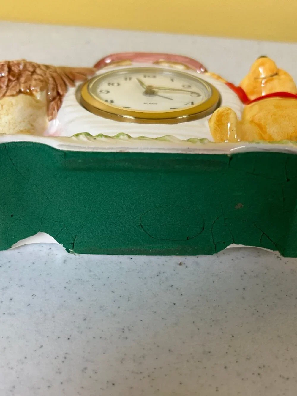 60s Disney Winnie the Pooh & Owl Alarm Clock